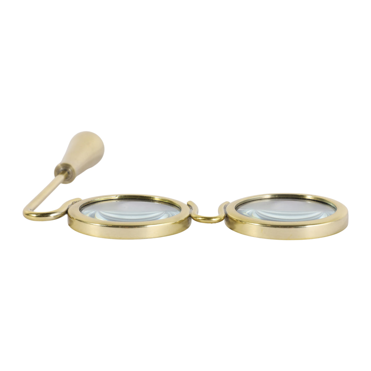 Campbell Gold/Clear Glasses Magnifying Glass