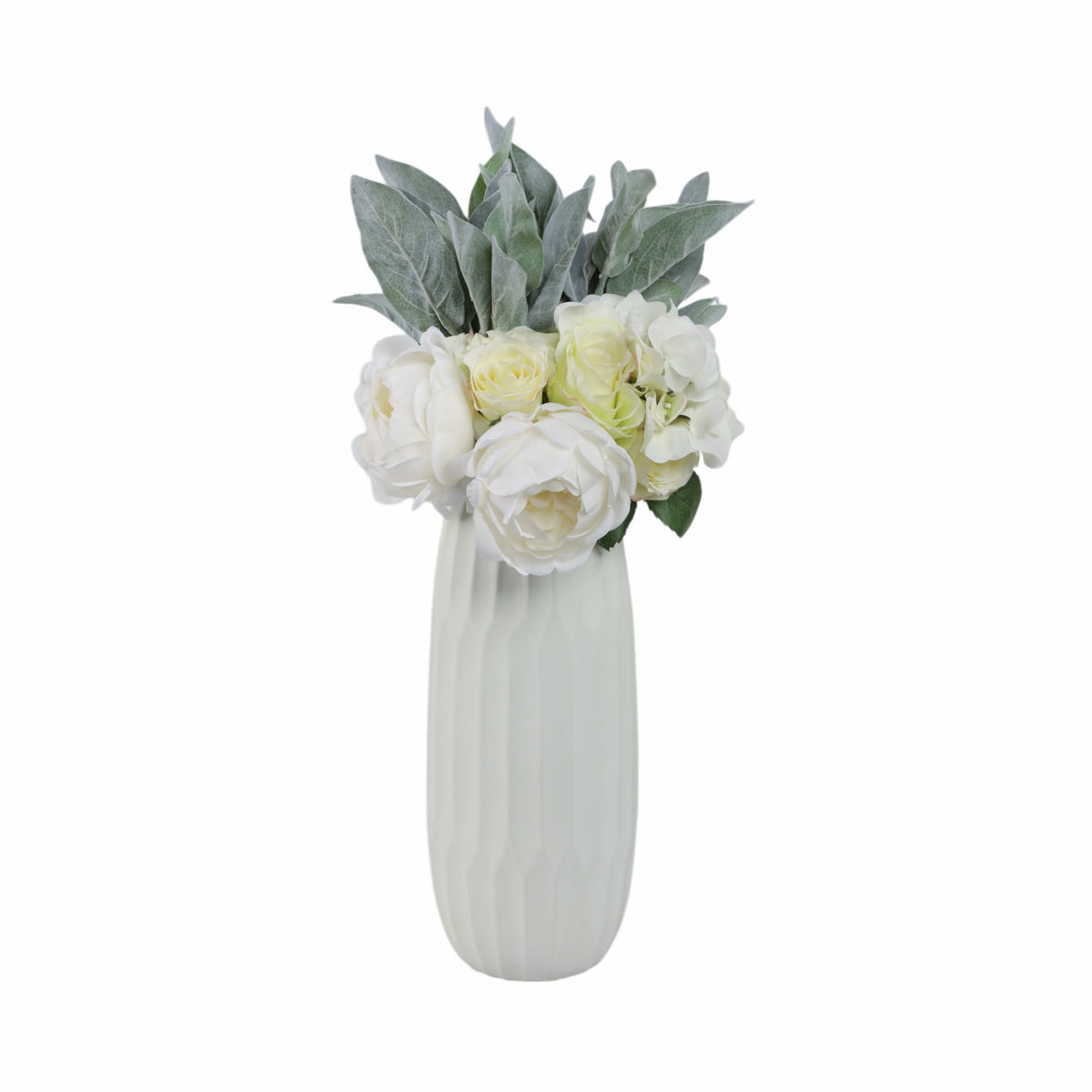 Dougherty White Ceramic Vase