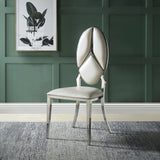 Cyrene Beige/Antique White Side Chair (Set of 2)
