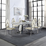 Cyrene Beige/Antique White Side Chair (Set of 2)