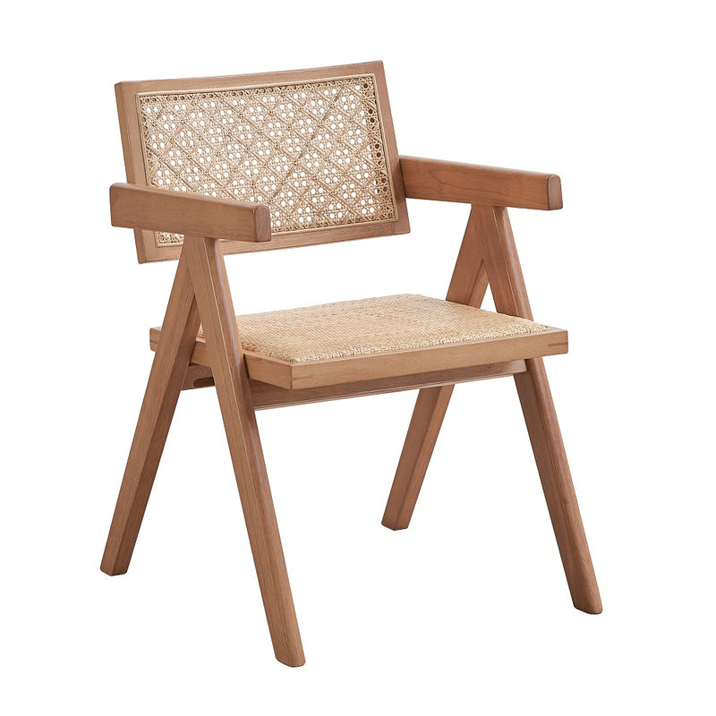 Velentina Brown Arm Chair (Set of 2) - Ornate Home