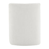 Cafell Cream Arm Chair w/Swivel Casters