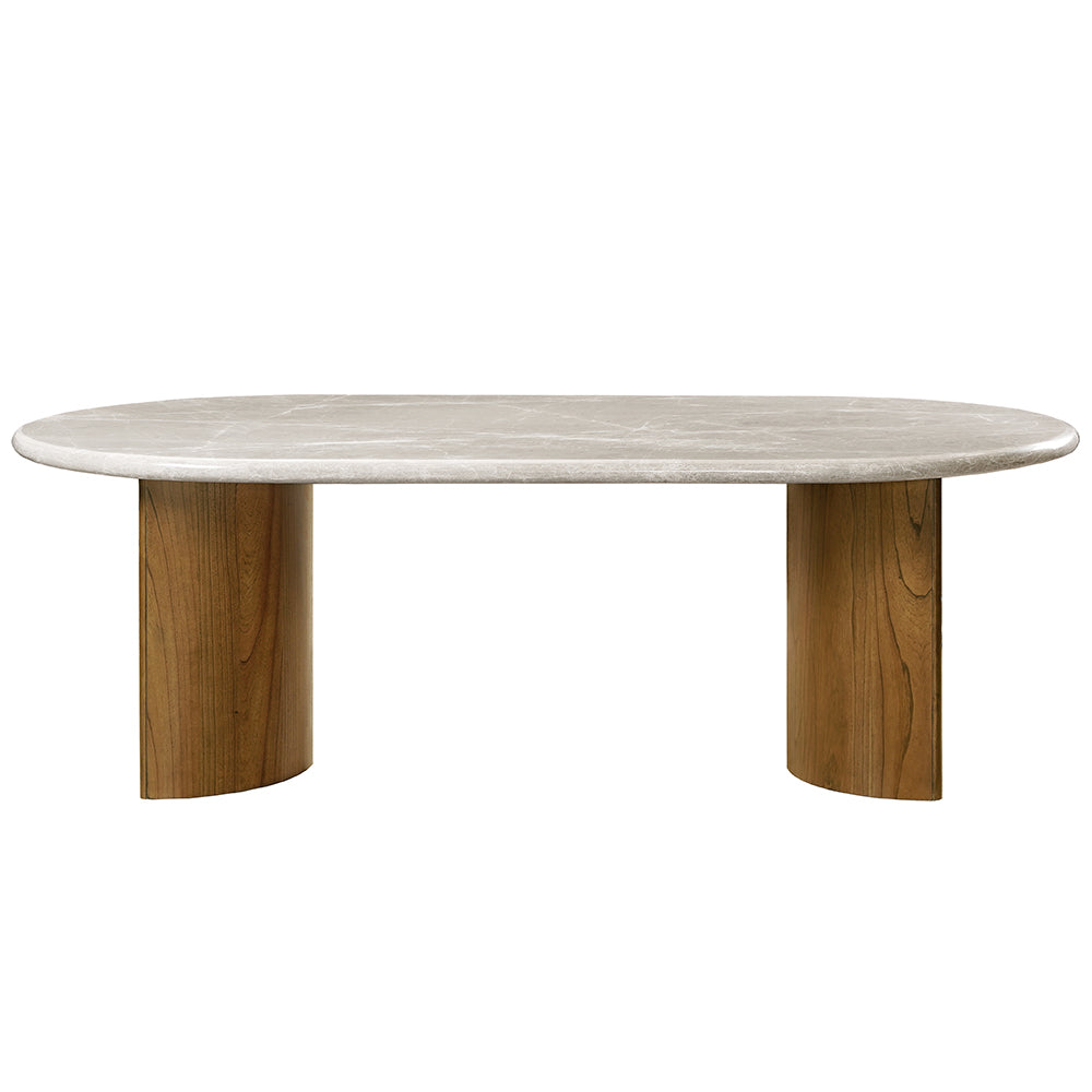 Darcy Natural/Dark Walnut Dining Table - Ornate Home