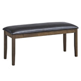 Damica Brown/Walnut Bench