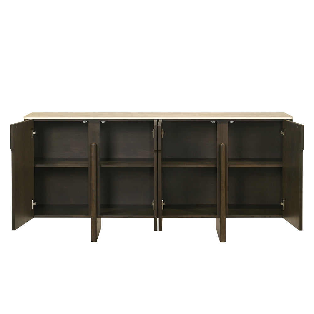 Davita Ceramic Top/Walnut Server