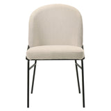 Lark Chenille/Black Side Chair (Set of 2)