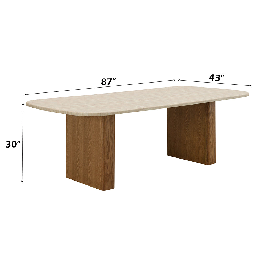 Lidi Brown/Natural Dining Table