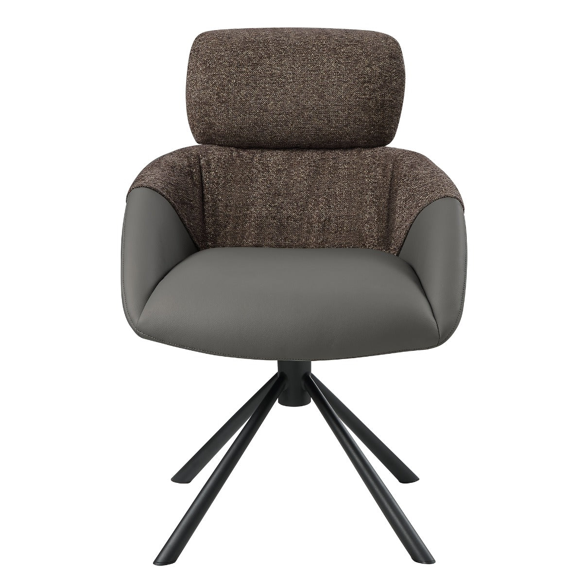 Eamon Gray Arm Chair W/Swivel (Set-2)