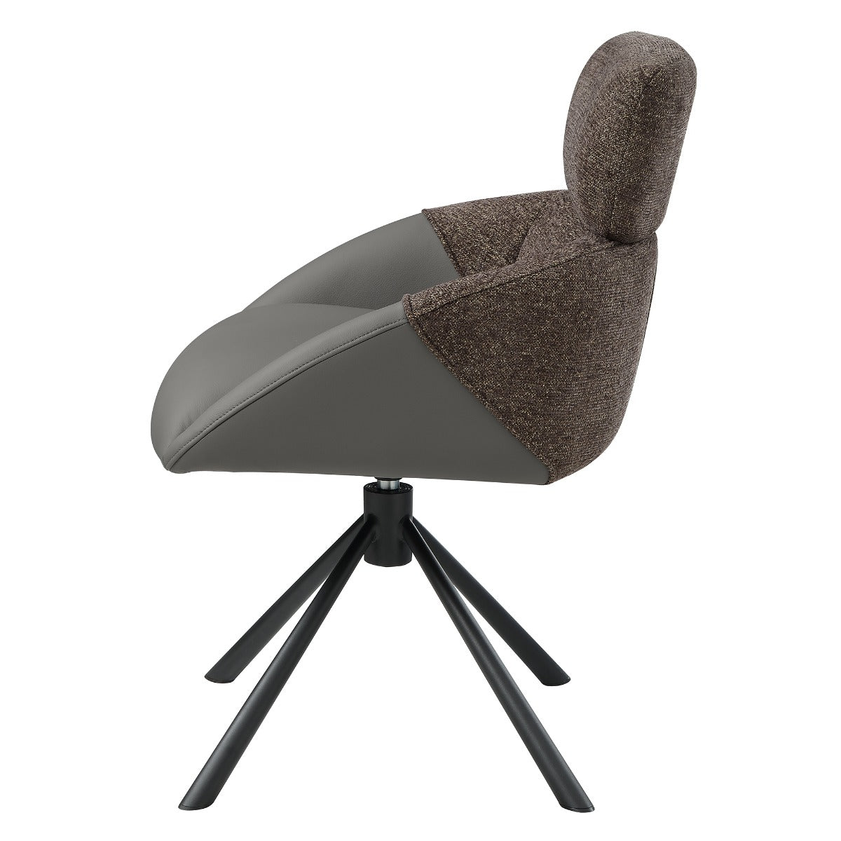 Eamon Gray Arm Chair W/Swivel (Set-2)