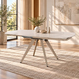Bexley Cream Dining Table W/Ceramic Top