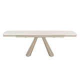 Cassian Cream Dining Table W/Ceramic Top