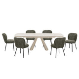 Cassian Green Side Chair (Set-2)