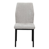 Leander Gray Side Chair (Set-2)