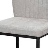 Leander Gray Side Chair (Set-2)