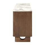 Harvey Ceramic Top/Walnut Server