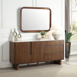 Harvey Walnut Accent Mirror