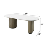 Clayten Engineering Top/Light Oak Dining Table