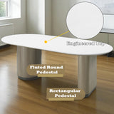 Clayten Engineering Top/Light Oak Dining Table