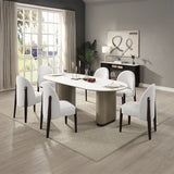 Clayten Engineering Top/Light Oak Dining Table