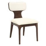 Koen Beige/Brown Oak Side Chair (Set of 2)