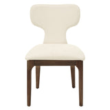 Koen Beige/Brown Oak Upholstered Side Chair (Set of 2)