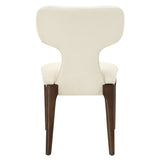 Koen Beige/Brown Oak Upholstered Side Chair (Set of 2)