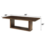 Koen Brown Oak Rectangular Dining Table
