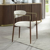 Clayten Brown Oak Arm Chair (Set of 2)