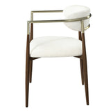 Clayten Brown Oak Arm Chair (Set of 2)