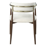 Clayten Brown Oak Arm Chair (Set of 2)
