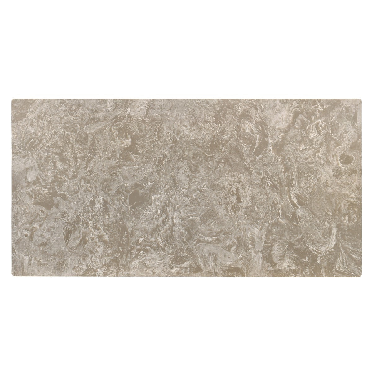 Oleia Engineered Natural Marble Top/Walnut Dining Table