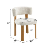 Ogin Beige/Gray Side Chair (Set of 2)