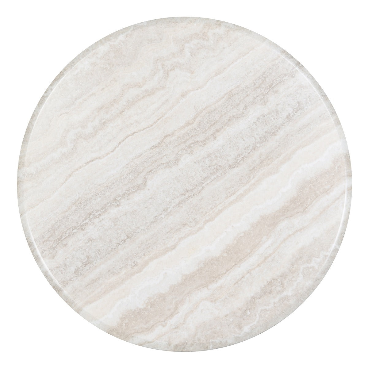 Ogin Dark Beige/Natural Round Dining Table