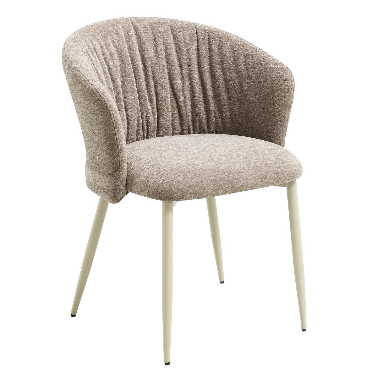 Ogin Dark Beige/Natual Arm Chair (Set of 2)