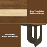 Kyree Walnut Dining Table