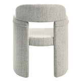 Kyree Chenille/Walnut Arm Chair (Set of 2)
