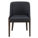 Estella Black/Walnut Side Chair (Set of 2)