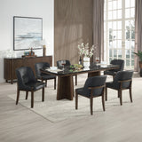 Estella Black/Walnut Side Chair (Set of 2)