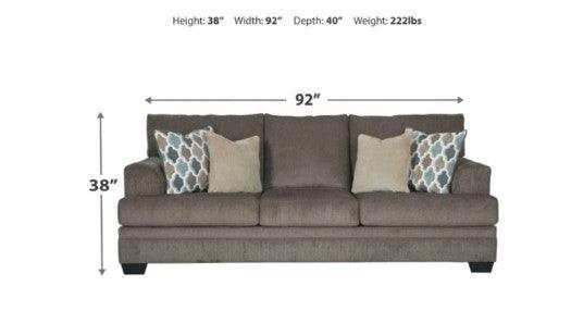 (Online Special Price) Dorsten Slate Queen Sofa Sleeper - Ornate Home