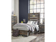 (Online Special Price) Drystan Multi Tone Twin Panel Bed w/ 2 Storage Drawers - Ornate Home