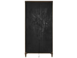 Montclair Cocoa Glass Doors Cabinet