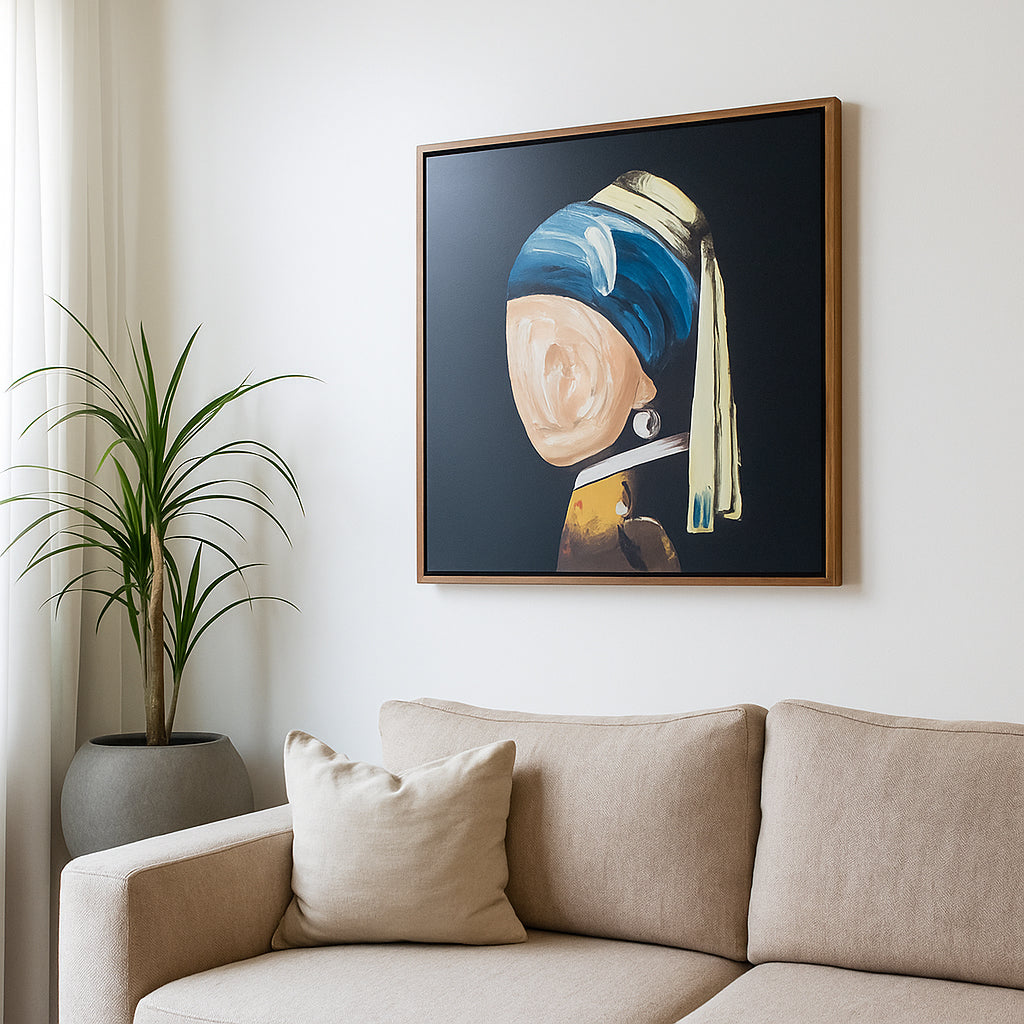 Cohenbrook Black/Blue/Yellow Wall Art