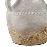Noelwind Ivory/Tan Small Reactive Glaze Terracotta Triple Handle Jug