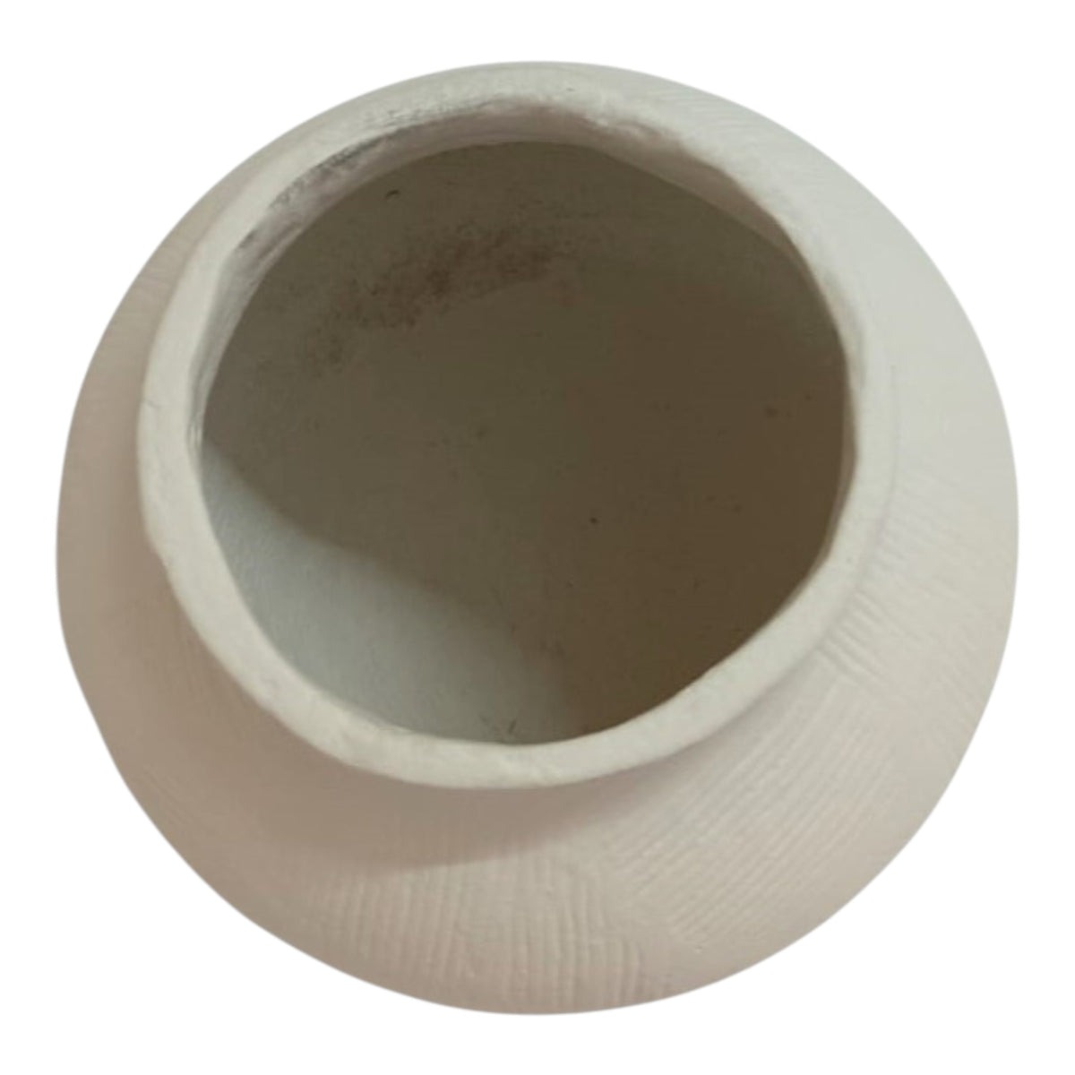 Tarke Ivory Small Crosshatch Ecomix Vase