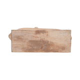 Mystic Natural/White Small Wood Sailboat
