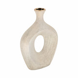 Hardencliff Gold Beaded Oval Vase