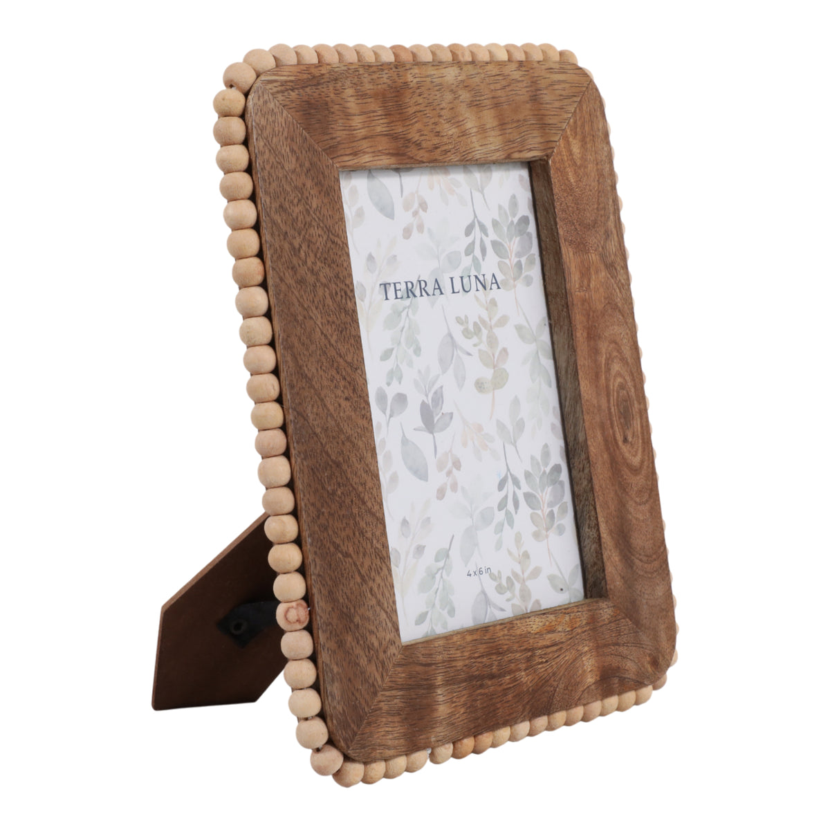 Owenmore Natural Beaded Border Wood Photo Frame