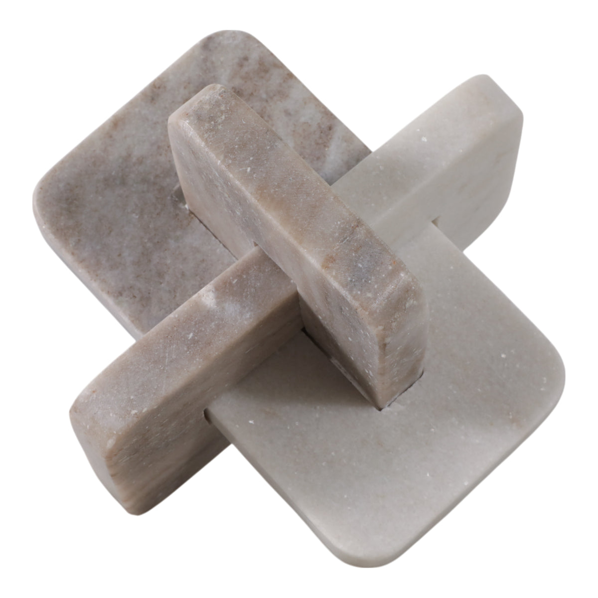 Thornton White/Beige Marble Knot