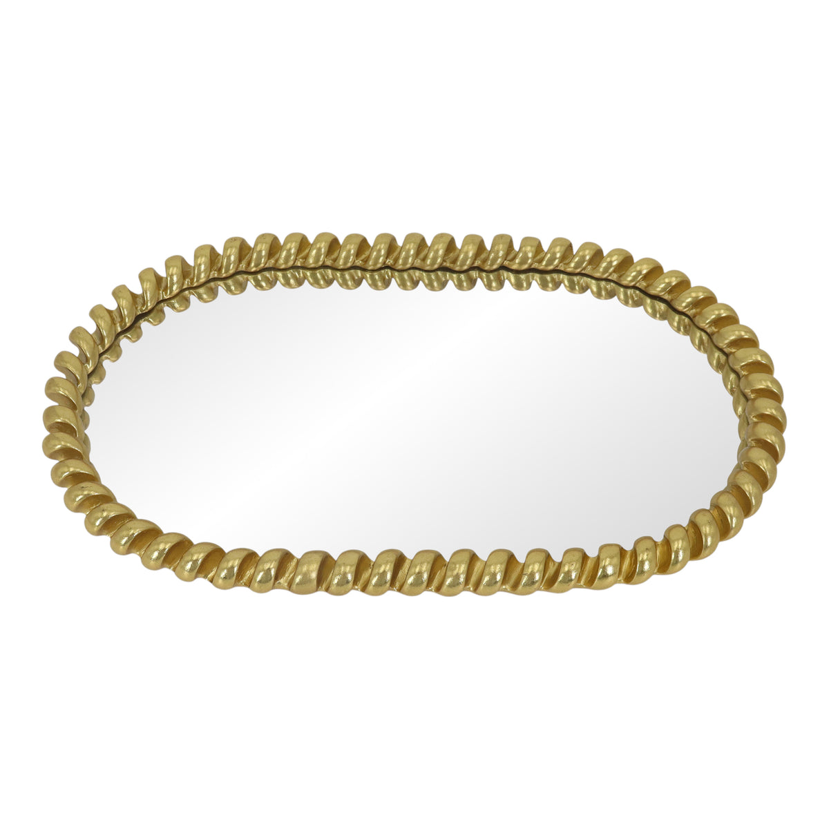 San Dimas Gold Bottom Twist Tray
