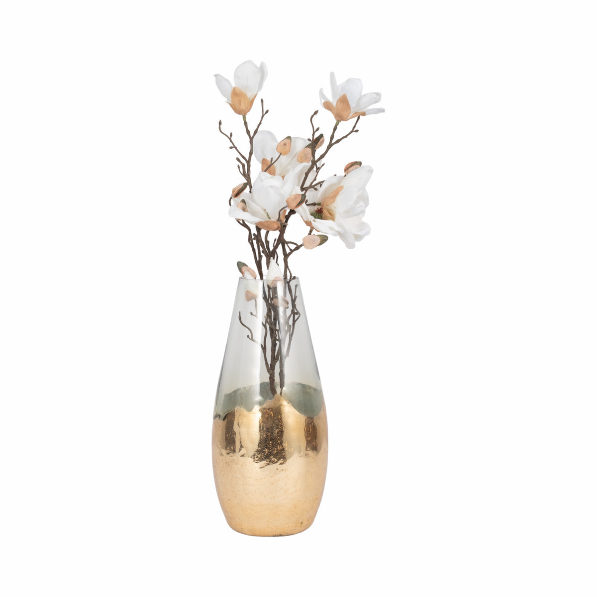 Reedmore Clear/Frost Glass Vase